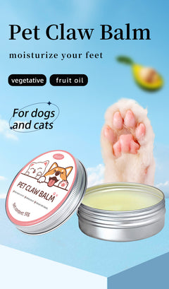 Pet Claw Balm for dogs and cats, moisturizing paw care with vegetable and fruit oil, 50g tin