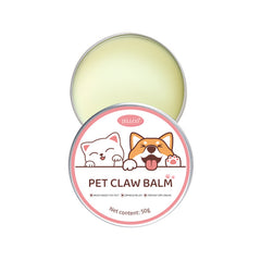 JELLCO Pet Claw Balm for moisturizing dog and cat paws, 50g tin with cute cat and dog design