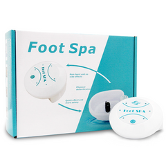Foot Spa device with packaging, promoting non-toxic detox and quick relaxation for home use
