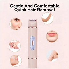 Gentle hair removal device for face, underarms, and body – quick, comfortable, and precise