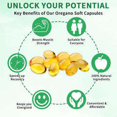 Oregano soft capsules with benefits: boosts strength, natural ingredients, energizing, affordable, for everyone