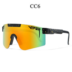 Stylish gradient sports sunglasses with Viper logo, perfect for outdoor adventures and gifts
