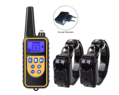 Wireless dog training collar with remote control and Europe standard charger