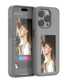 Custom photo phone case with portrait print, personalized gift for iPhone