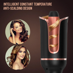 Automatic hair curler with intelligent temperature control and anti-scalding design for beautiful curls