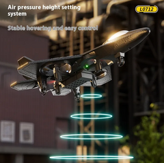 Flying jet drone with air pressure height control, stable hover, easy to operate for kids and adults
