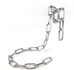 Shiny metal chain link for decorative or functional use, ideal gift accessory