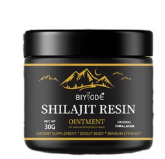 Shilajit Resin Ointment - All Natural Himalayan Balm for Body Boost, 30g Jar