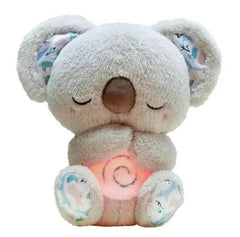 Soft koala plush toy with glowing belly, perfect gift for kids and families