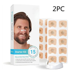 Premier Nasal Dilator Starter Kit with 2PC strips for better breathing during sleep and sports
