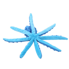 Soft blue octopus plush toy with eight tentacles, perfect gift for kids and ocean lovers