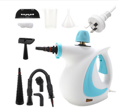 Portable steam cleaner with attachments for home cleaning tasks