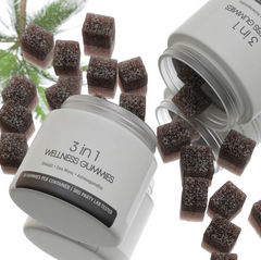 3 in 1 Wellness Gummies with Shilajit, Sea Moss, Ashwagandha – 30 lab-tested gummies per container