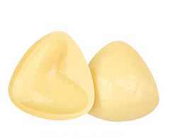 Yellow silicone bra inserts for lift and comfort, perfect gift for women