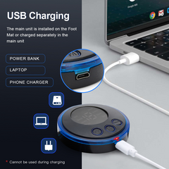 USB charging foot massager with power bank, laptop & phone charger compatibility