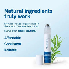 Bodywise Hair Growth Serum Roll-on with natural ingredients, affordable and reliable solution