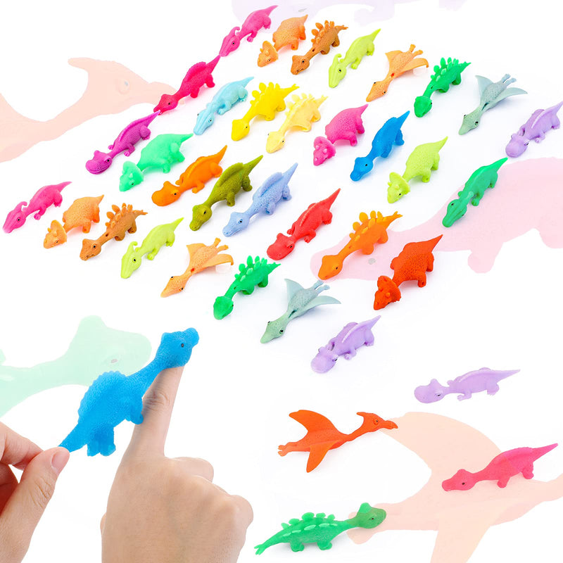 Colorful mini dinosaur toys for kids, perfect as party favors or educational gifts