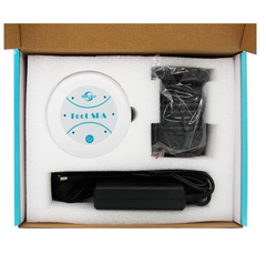 Foot SPA device with power adapter and accessories in box, perfect gift for relaxation