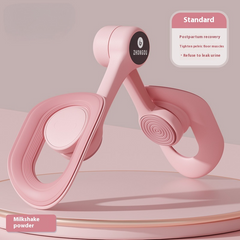 Pink pelvic floor exerciser for postpartum recovery, strengthens muscles to prevent urine leakage