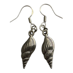 925 Conch Shell Drop Earrings