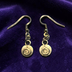 Swirl Silver Charm Earrings with Nickle Free Earhooks