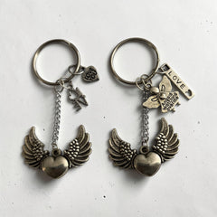 Wings of Love Keyring choice of 2
