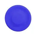 Solid purple silicone lid for food storage, reusable kitchen accessory