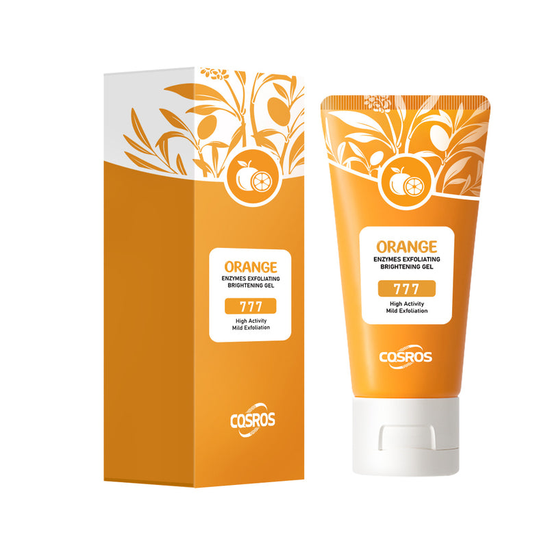 Orange Enzymes Exfoliating Brightening Gel 777 by COSROS, high activity mild exfoliation skincare