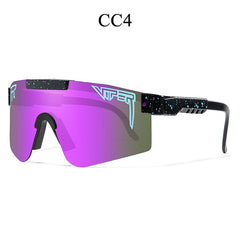 Purple Viper CC4 sport sunglasses with gradient lens and speckled arms, ideal for active lifestyles