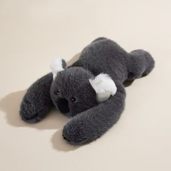 Soft gray koala plush toy with white ears, perfect family gift