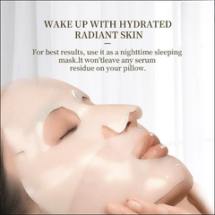Hydrating face mask for radiant skin, perfect for nighttime skincare routine