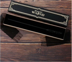 Black magic wand in elegant gift box, perfect for fantasy fans and unique gift ideas