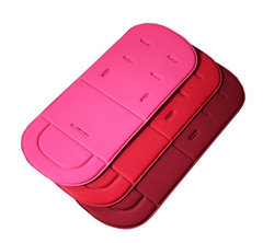 Pink and red silicone baking mats with non-stick surface for easy cleanup