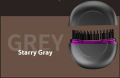 Starry Gray hairbrush with purple accent, sleek design for daily grooming