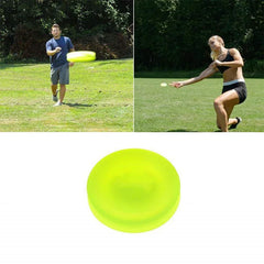 Bright neon green frisbee for outdoor play, perfect family gift for park games and active fun