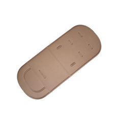 Beige silicone baking mat with non-stick surface and measurement markings for easy cooking