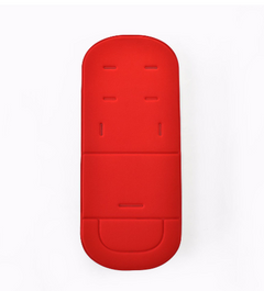 Red silicone phone grip with textured slots for secure hold
