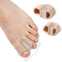 Toe separator for foot comfort, cushioned gel pads for toe alignment and pain relief