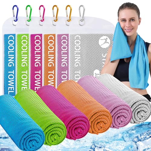 Colorful cooling towels for workouts, gym, or outdoor activities — fast-drying, lightweight, and perfect for staying cool.