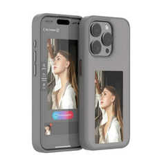 Custom photo phone case with screen projection design, personalized gift for family or friends