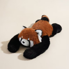 Cute red panda plush toy, soft stuffed animal for kids and family gifts